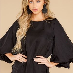 Black “Main Street Memories” Top Blouse